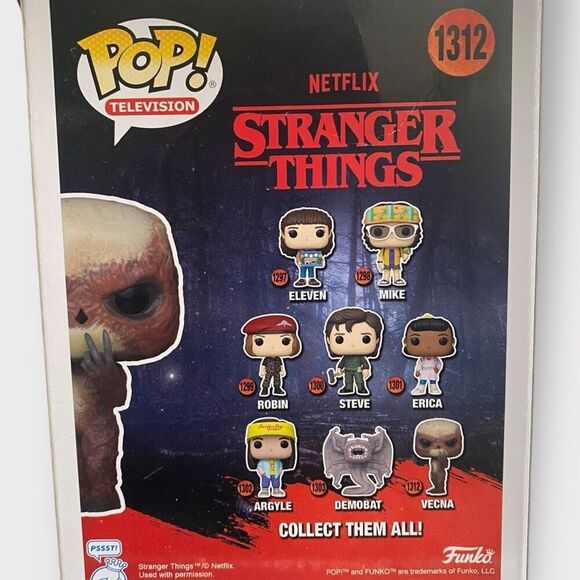 Funko Pop! Animation Stranger Things Netflix Vinyl Vecna #1312 New in Box (b) - Picture 6 of 7